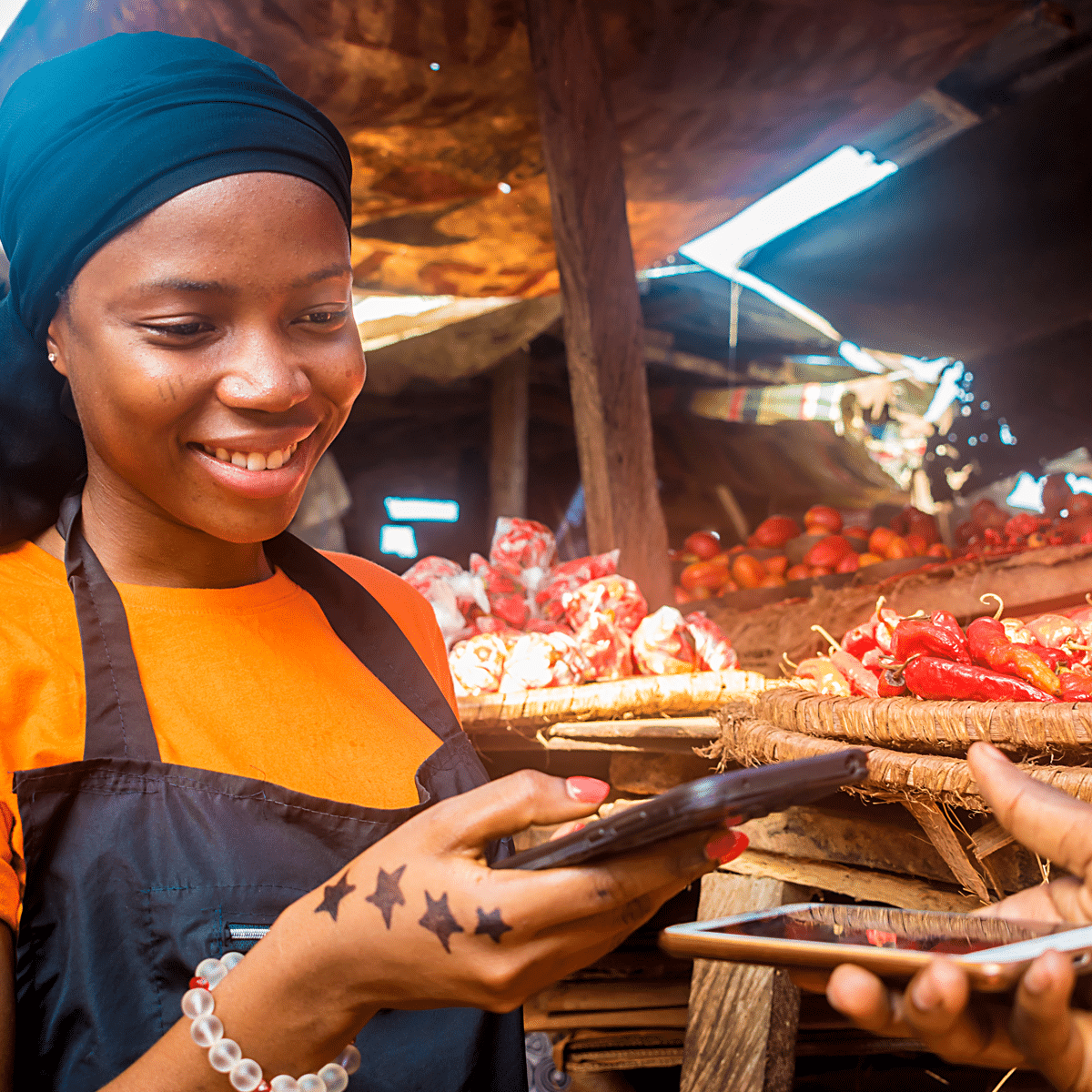 Mobile financial services helping African entrepreneurs access digital payments through smartphones